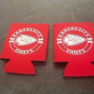Kansas City Chiefs. Koozie. Set of two.